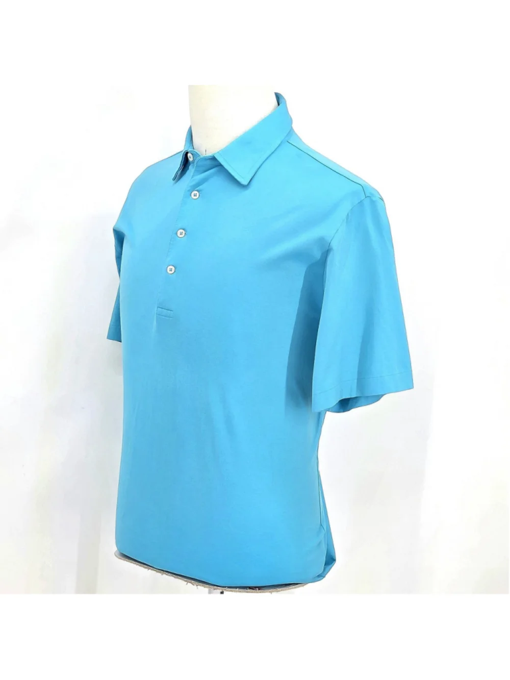 Quiet Luxury Polo Ralph Lauren Golf Polo Men M Blue Pima Cotton Vintage Lisle